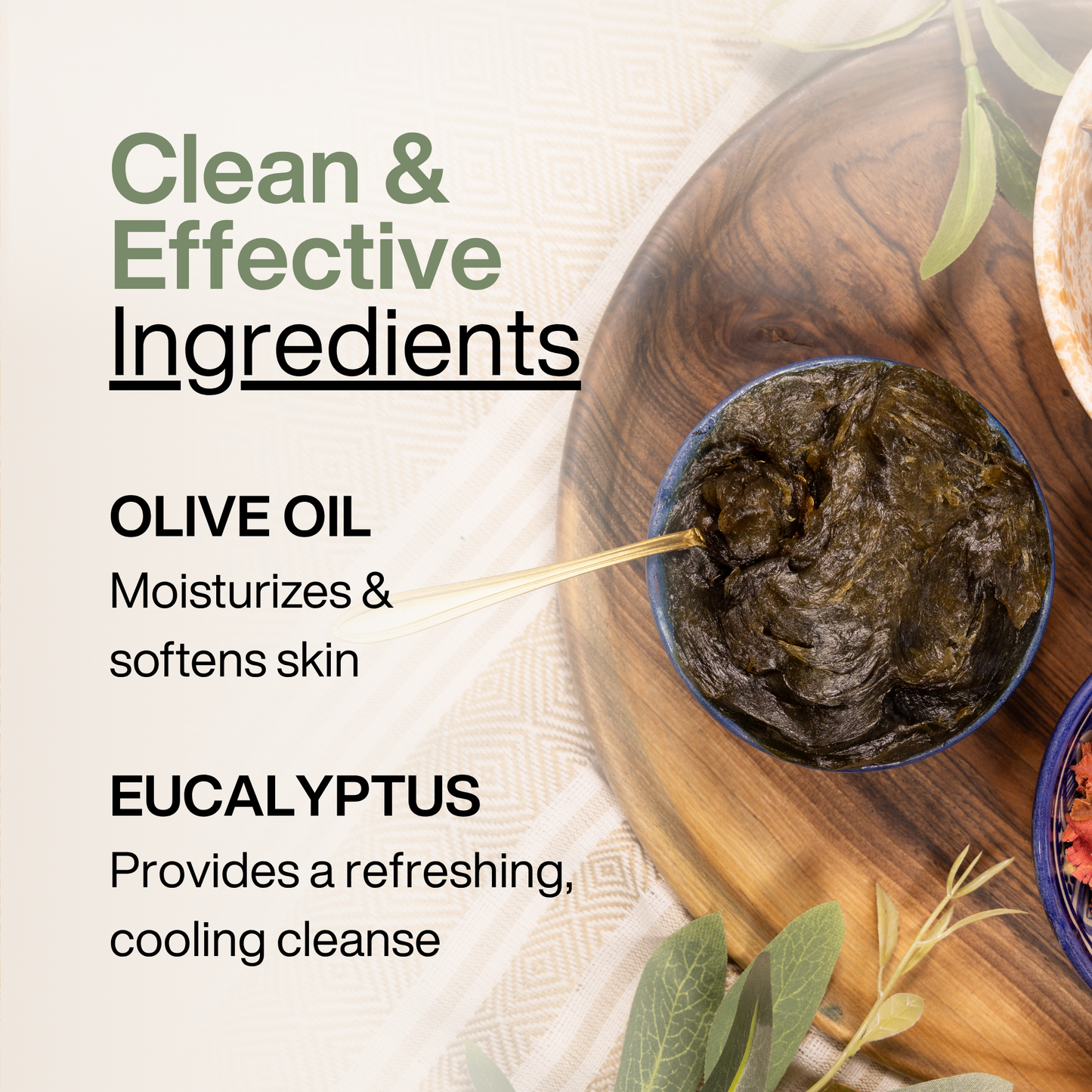 Moroccan Black Soap Hammam with Eucalyptus, Exfoliating Natural Black Beldi Soap, Moroccan Body Scrub, Traditional Savon Noir (7 oz)
