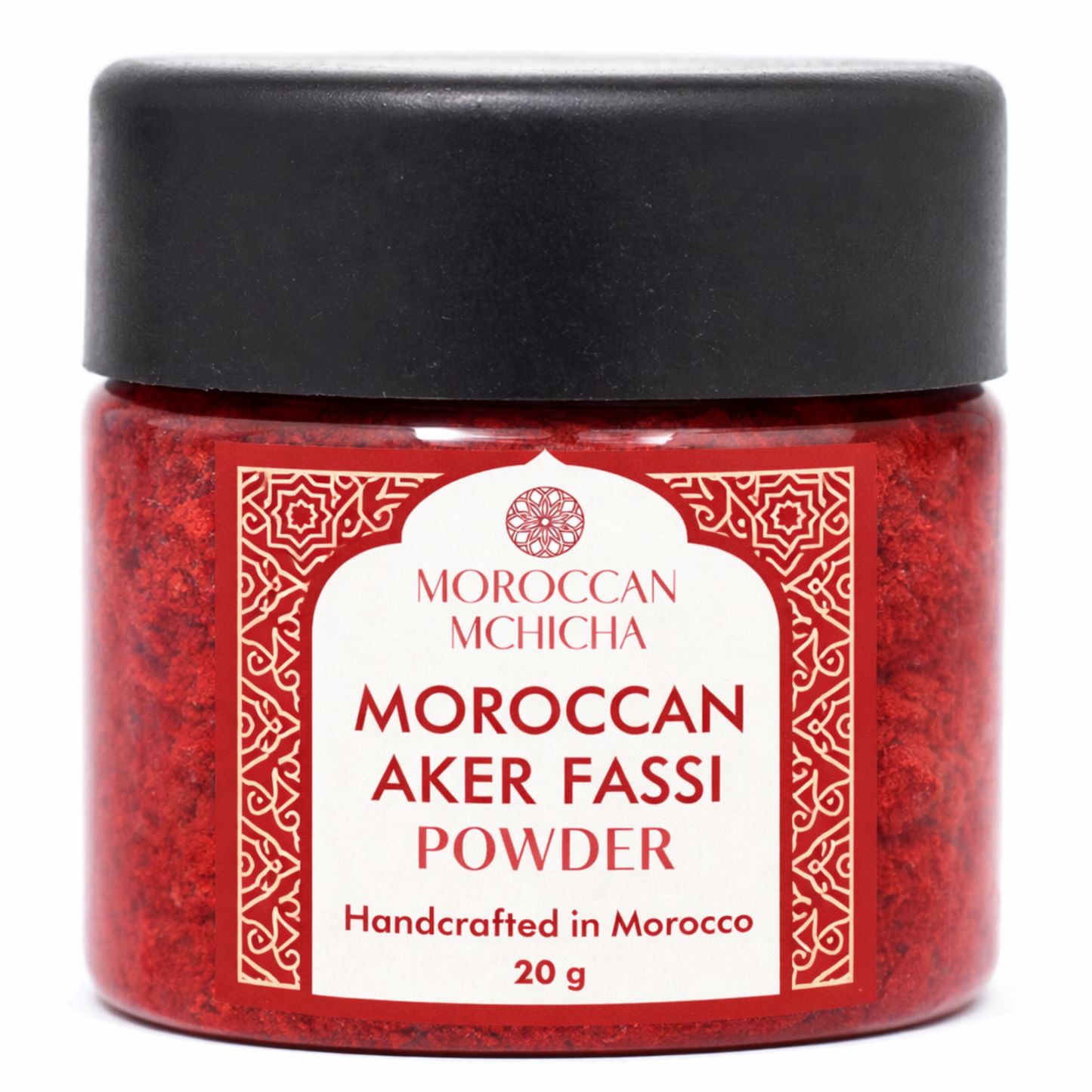 Aker Fassi Powder, 1 oz – Aker Fassi Lip Stain, Traditional Moroccan Tint for Cheeks & Lips